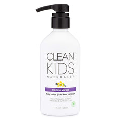 Gabriel Cosmetics Loción corporal natural para niños con vainilla Tahití en envase