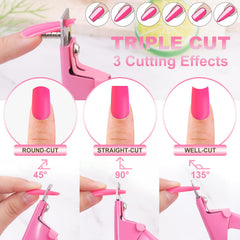 GA&EN adjustable-angle clipper helps achieve consistent shapes at 45°, 90°, and 135°.