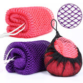 Gainlove African Net Sponge exfoliating texture for smoother skin during showers.