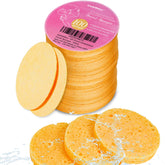 GAINWELL compressed facial sponges in a drawstring bag for travel cleansing