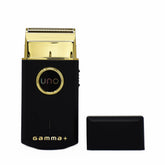 GAMMA+ Uno Mini shaver front view, compact travel-ready design for on-the-go grooming.