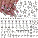 Ganepwns star nail charms collection close-up for dazzling DIY manicures