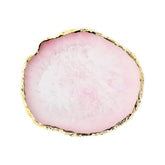 GAOSENLONK resin nail art palette with aureate edge for precise color mixing.