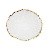 GAOSENLONK resin nail art palette white with smooth surface for precise color mixing.