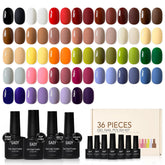 GAOY 36-pcs gel nail polish set overview for versatile at-home manicures