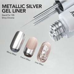 GAOY 8ml nail polish bottle close-up showcases compact at-home mani option.