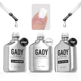 GAOY Base Coat bottle 16ml with durable adhesion and smooth base layer.