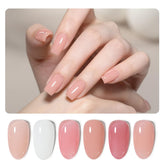 GAOY base goma 2-en-1, base y color para uñas, aplicación simplificada