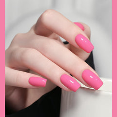 GAOY Gel color applied on nails under UV lamp for quick, even curing