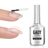 GAOY Builder Base 16ml bottle shown for natural nail protection.