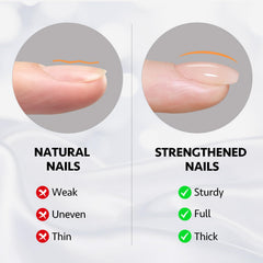 GAOY builder gel application brush stroke showing smooth self-leveling