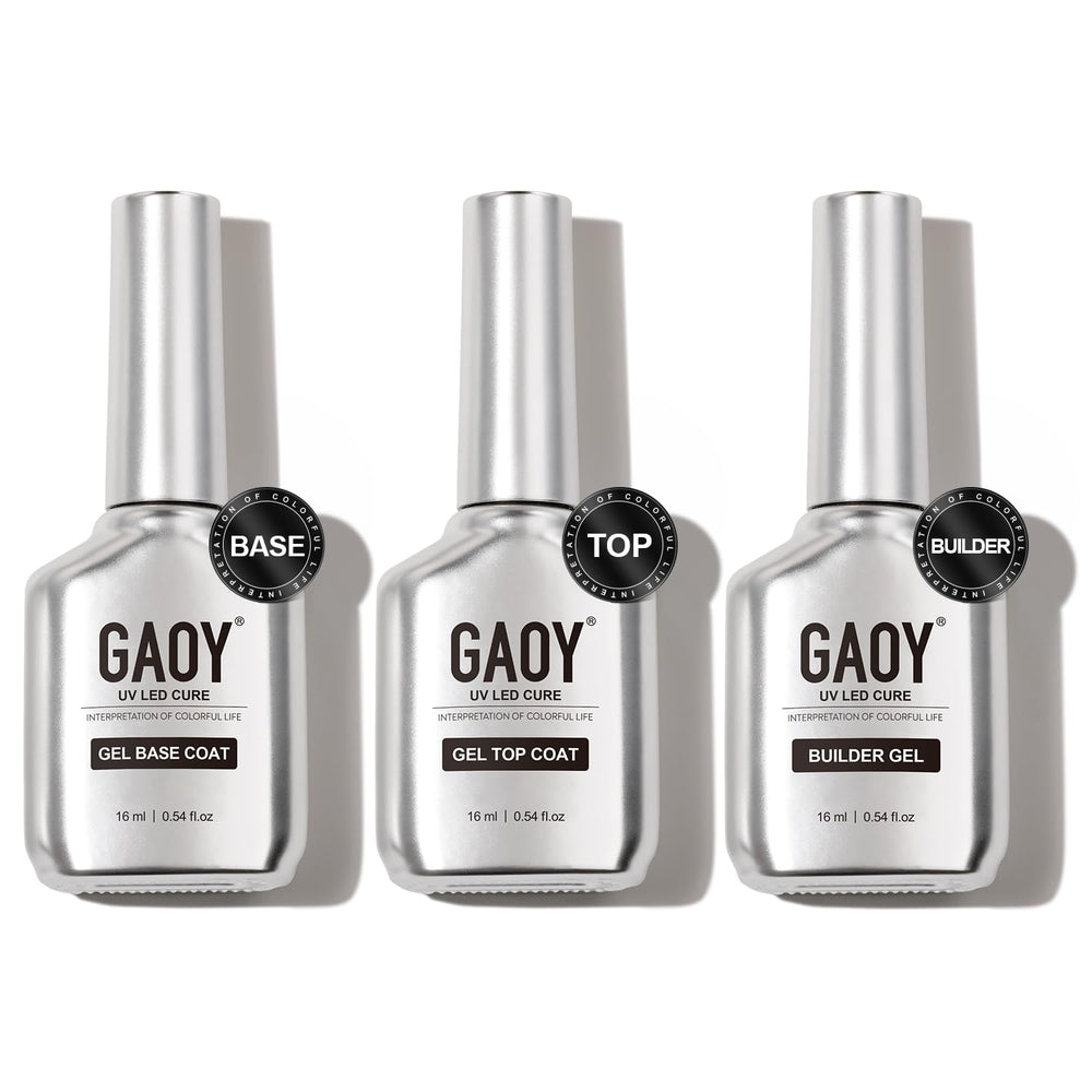 GAOY capa base 16 ml cristal brillante para uñas