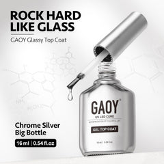 GAOY capa-superior cristalina, brillo intenso y secado rápido.