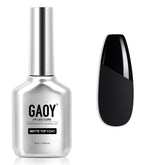 GAOY Capa Superior Gel Mate 16 ml, frontal, acabado mate uniforme
