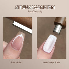 GAOY cat eye magnet with rectangular head for wide cat eye streaks and ripples.