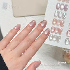 GAOY gel polish six-color collection for versatile nude nails