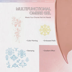 GAOY gradient-friendly gel kit supports effortless color blending at home