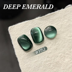 GAOY esmalte gel holográfico verde, brillo multicolor para un look llamativo
