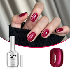 GAOY esmalte gel ojo de gato con imán para crear patrones únicos en casa.