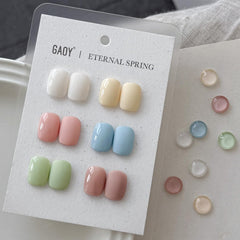 GAOY esmalte gel verde de primavera con brillo duradero.