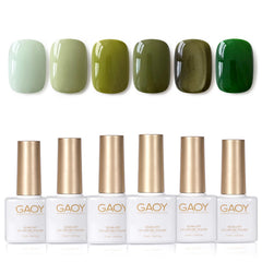 GAOY gel verde oscuro con efecto Cat Eye para uñas brillantes