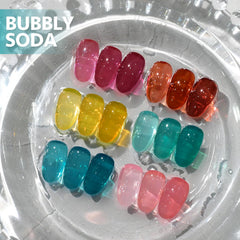 GAOY Jelly Gel Rojo: tono vibrante para manicura duradera.