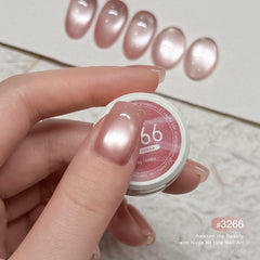 GAOY jelly purple gel polish with holographic shimmer for sparkle