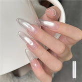 GAOY Jelly Silver Cat Eye brillo cat-eye para uñas con curado rápido y resultado impactante