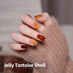 GAOY Jelly Tortuga naranja intenso, color vibrante para looks diarios