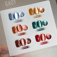 GAOY juego de geles para uñas con 6 colores y estilo versátil