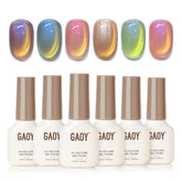 GAOY kit esmalte gel ojo de gato con imán para diseños únicos.