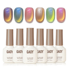 GAOY kit esmalte gel ojo de gato con imán para diseños únicos.