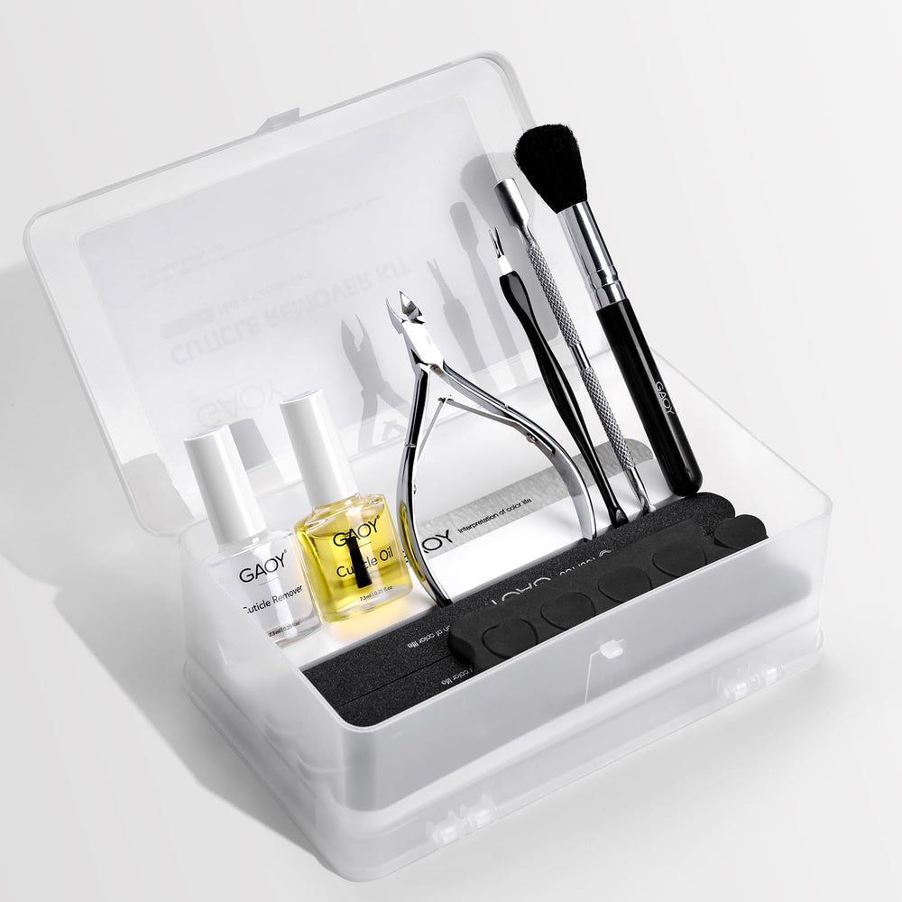 GAOY kit removedor de cuticulas todo-en-uno para manicura en casa