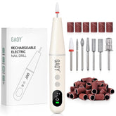 GAOY Lima eléctrica inalámbrica para uñas con acrílico y gel, ideal para uso doméstico