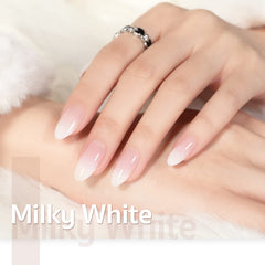 GAOY Milky White Jelly Nude, color translúcido para varias capas.