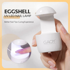 GAOY Mini UV Nail Lamp side profile highlighting compact travel-friendly design