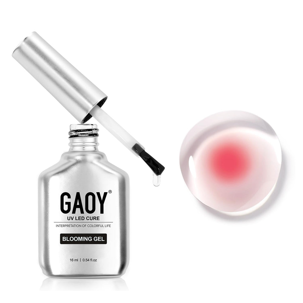 GAOY Nail Blooming Gel bottle close-up for home nail art