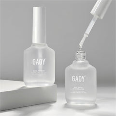 GAOY nail dehydrator bottle closeup helps prep by removing oils.