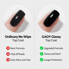 GAOY nail glue gel bottle provides a strong bond for extensions