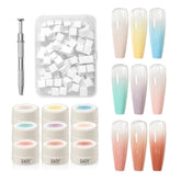 GAOY Ombre Gel Nail Kit palette with 9 colors for at-home gradient nails