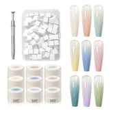 GAOY ombre gel pots ready for smooth gradient color blending