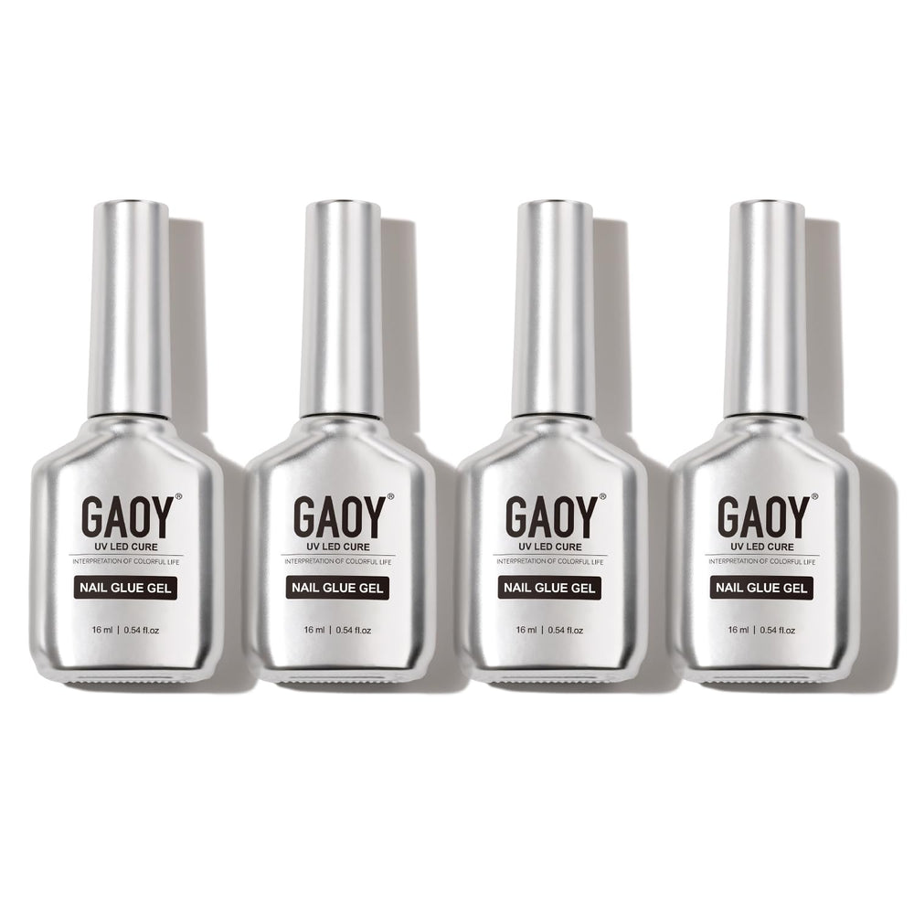 GAOY pegamento gel uñas 2 en 1, base y adhesivo para extensiones.