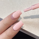 GAOY Pink Gel Nail Polish bottle for at-home manicure and long-lasting color.