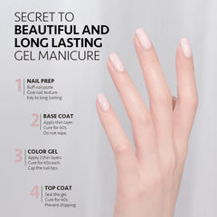 GAOY Pink Gel Nail Polish packaging reveals a 16ml bottle for home use