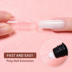 GAOY poly gel 60g, textura cremosa para extensiones limpias y duraderas.