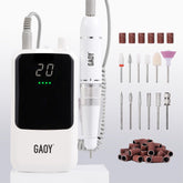 GAOY rechargeable cordless nail drill front view for precise shaping at home