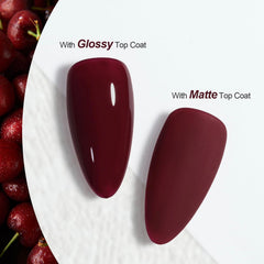 GAOY 1149 swatches showing bold cherry shade for color matching