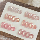 GAOY set de gel uñas con imán para efecto ojo de gato en rosa suave.