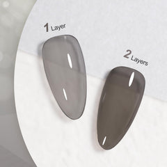 GAOY gel polish layers build translucent to opaque for personalized looks.