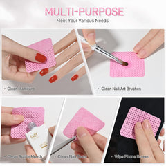 GAOY toallitas para limpieza de uñas, textura suave y alta absorción